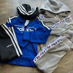 Fila and Adidas Boys Sets, 3T